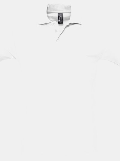 SOLS SOLS Mens Spring II Short Sleeve Heavyweight Polo Shirt (White) product