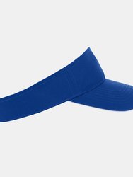 SOLS Unisex Ace Sun Visor (Royal Blue/White)