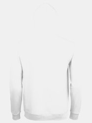 SOLS Unisex Adults Spencer Hooded Sweatshirt (White)