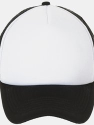 SOLS Unisex Bubble Contrast Cap (White/Black)