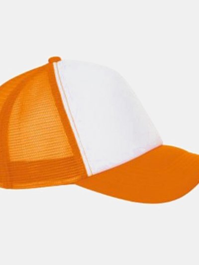 SOLS SOLS Unisex Bubble Contrast Cap (White/Neon Orange) product