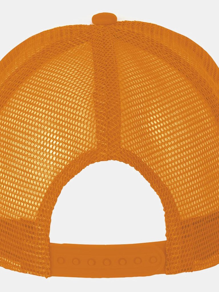 SOLS Unisex Bubble Contrast Cap (White/Neon Orange)