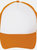 SOLS Unisex Bubble Contrast Cap (White/Neon Orange)