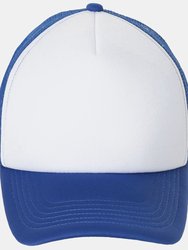 SOLS Unisex Bubble Contrast Cap (White/Royal Blue)