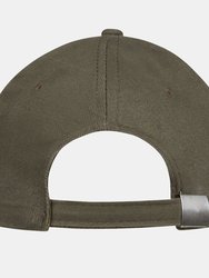 SOLS Unisex Buffalo 6 Panel Baseball Cap (Army/Beige)