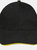 SOLS Unisex Buffalo 6 Panel Baseball Cap (Black/Yellow)