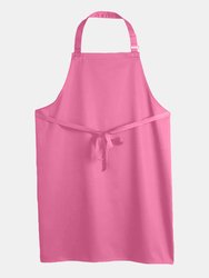SOLS Unisex Gala Long Bib Apron / Barwear (Orchid Pink) (One Size) (One Size) (One Size)