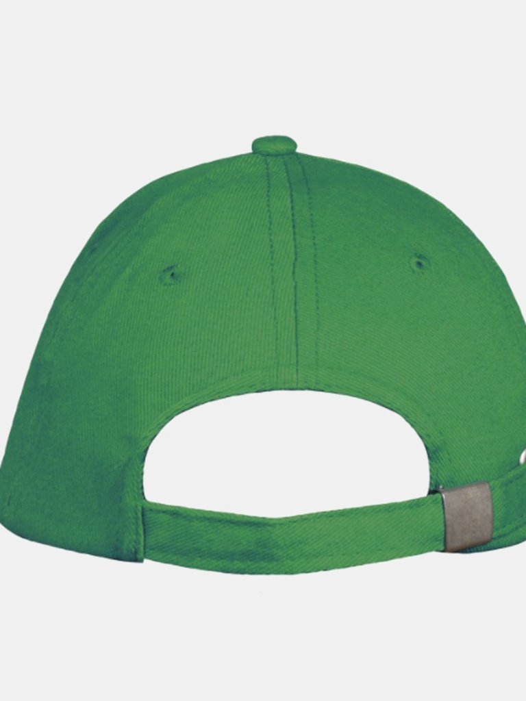 SOLS Unisex Long Beach Cap (Kelly Green/White)