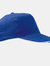 SOLS Unisex Sunny 5 Panel Baseball Cap (Royal Blue/White) - Royal Blue/White