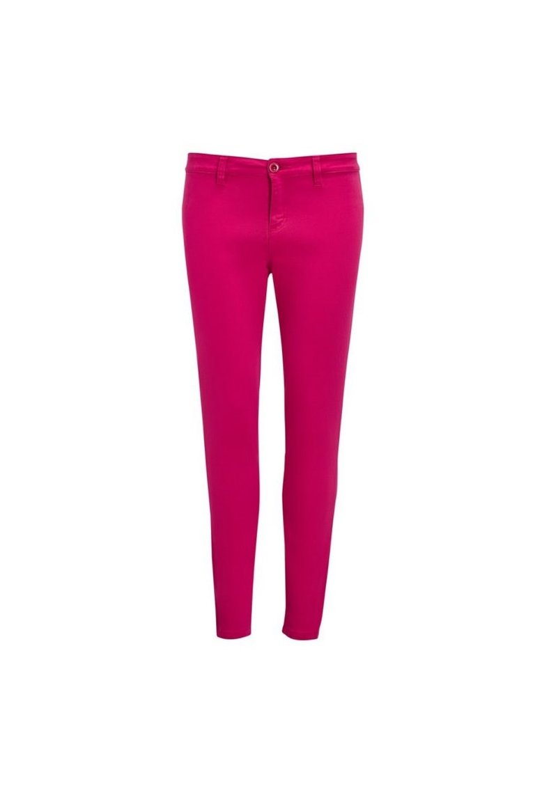 SOLS Womens/Ladies Jules Chino Trousers (Sunset Pink) - Sunset Pink