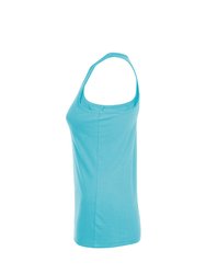 SOLS Womens/Ladies Justin Sleeveless Vest (Atoll Blue)