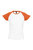 SOLS Womens/Ladies Milky Contrast Short/Sleeve T-Shirt (White/Orange) - White/Orange