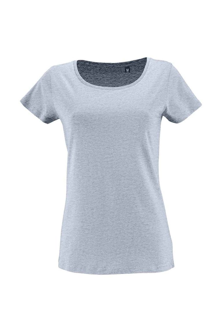 SOLS Womens/Ladies Milo Heather T-Shirt (Sky Blue) - Sky Blue