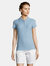 SOLS Womens/Ladies People Pique Short Sleeve Cotton Polo Shirt (Sky Blue)