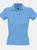 SOLS Womens/Ladies People Pique Short Sleeve Cotton Polo Shirt (Sky Blue) - Sky Blue