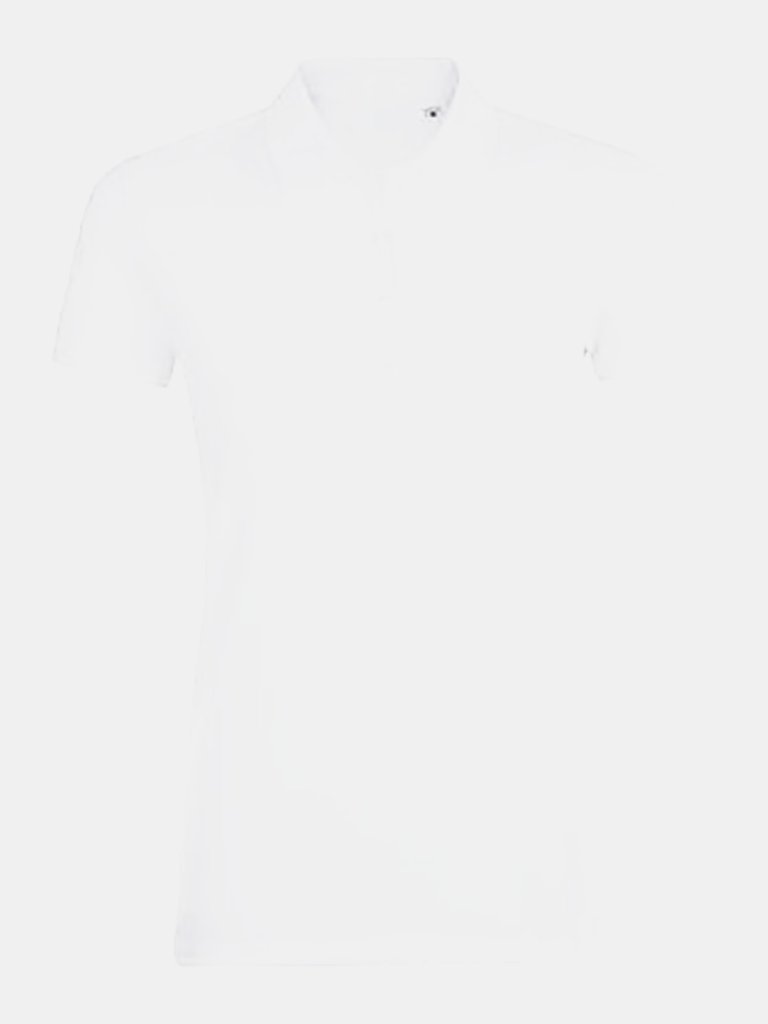 SOLS Womens/Ladies Phoenix Short Sleeve Pique Polo Shirt (White) - White
