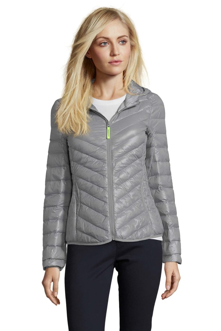 SOLS Womens/Ladies Ray Padded Jacket (Metal Gray)