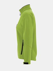 SOLS Womens/Ladies Roxy Soft Shell Jacket (Breathable, Windproof And Water Resistant) (Absinth Green)