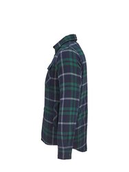 Unisex Adult Noah Flannel Padded Overshirt - Green Empire