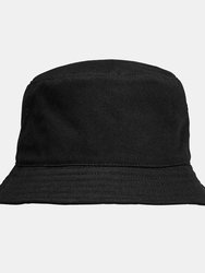 Unisex Adult Twill Bucket Hat - Black - Black