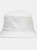 Unisex Adult Twill Bucket Hat - White - White