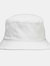 Unisex Adult Twill Bucket Hat - White - White