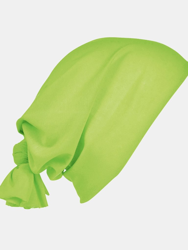 Unisex Adults Bolt Neck Warmer - Apple Green