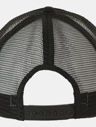 Unisex Bubble Contrast Cap - Black