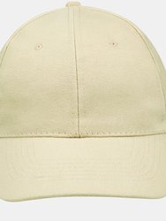 Unisex Buffalo 6 Panel Baseball Cap - Beige