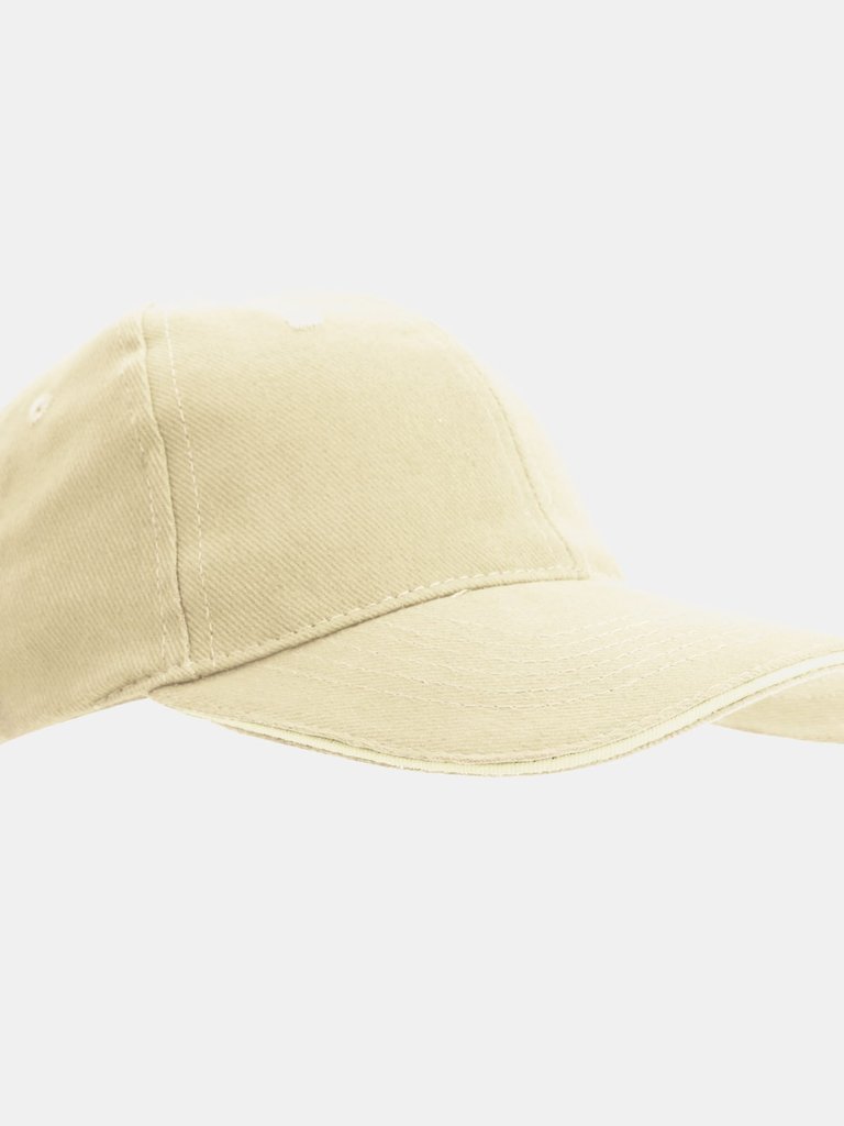 Unisex Buffalo 6 Panel Baseball Cap - Beige - Beige