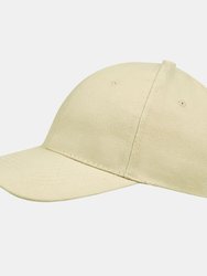 Unisex Buffalo 6 Panel Baseball Cap - Beige