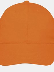 Unisex Buffalo 6 Panel Baseball Cap - Orange