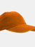 Unisex Buffalo 6 Panel Baseball Cap - Orange - Orange