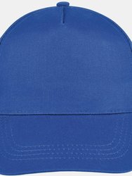 Unisex Buzz 5 Panel Baseball Cap - Royal Blue