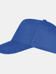 Unisex Buzz 5 Panel Baseball Cap - Royal Blue