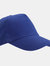 Unisex Buzz 5 Panel Baseball Cap - Royal Blue - Royal Blue