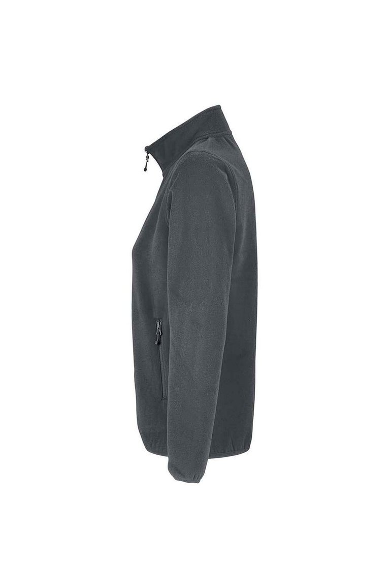 Womens/Ladies Factor Microfleece Recycled Fleece Jacket - Charcoal