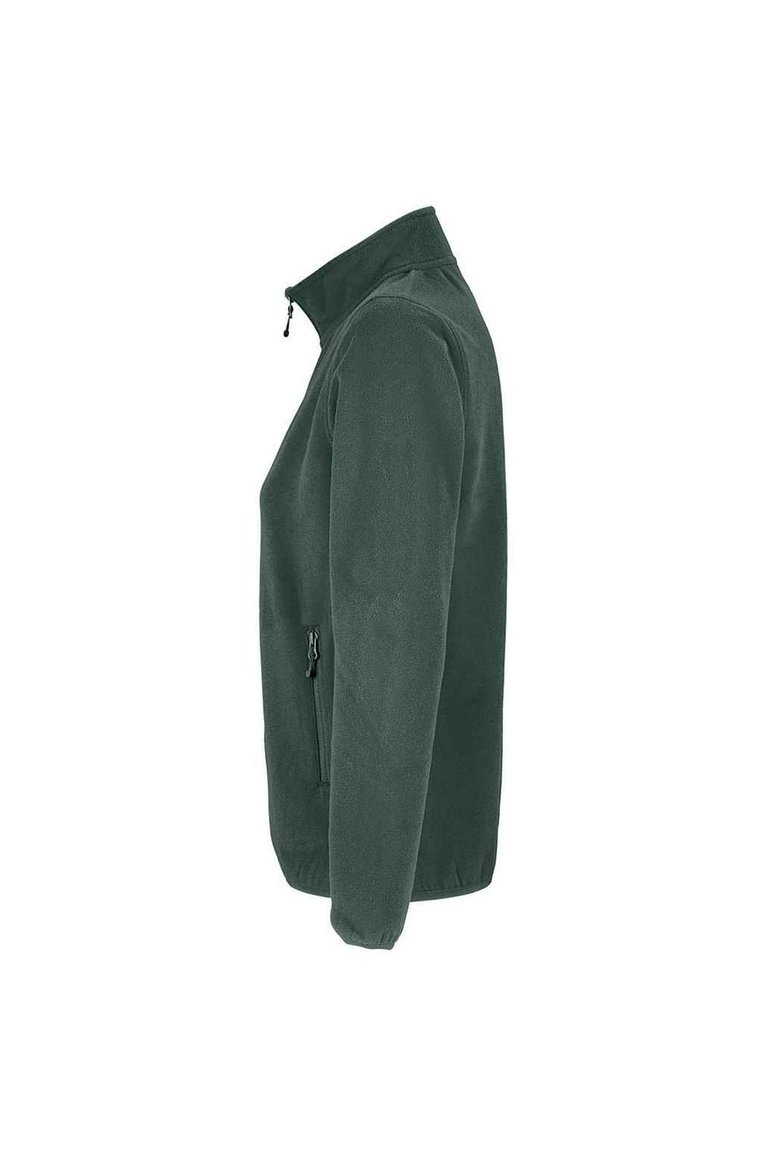 Womens/Ladies Factor Microfleece Recycled Fleece Jacket - Forest Green