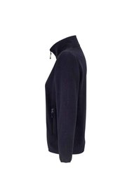 Womens/Ladies Factor Microfleece Recycled Fleece Jacket - Navy