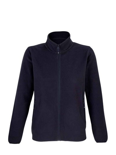 SOLS Womens/Ladies Factor Microfleece Recycled Fleece Jacket - Navy product