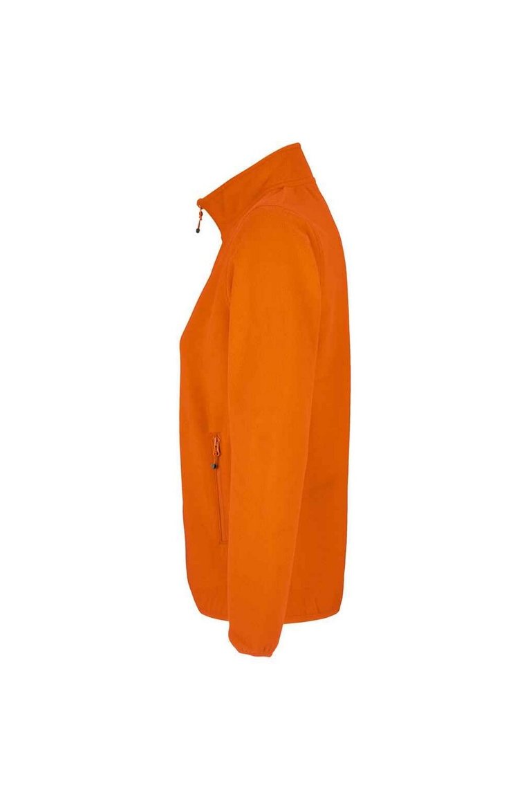 Womens/Ladies Factor Microfleece Recycled Fleece Jacket - Orange