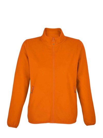 SOLS Womens/Ladies Factor Microfleece Recycled Fleece Jacket - Orange product