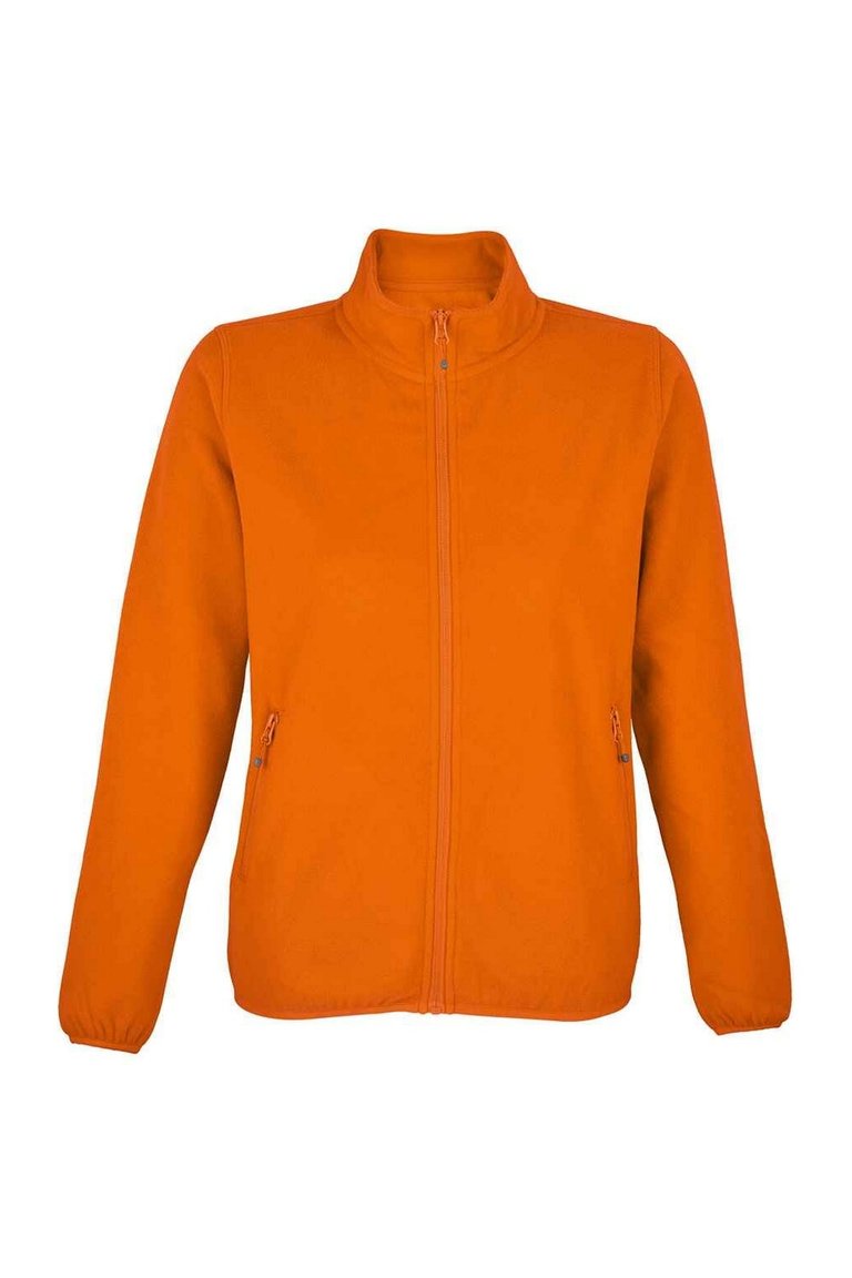 Womens/Ladies Factor Microfleece Recycled Fleece Jacket - Orange - Orange