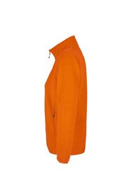 Womens/Ladies Factor Microfleece Recycled Fleece Jacket - Orange