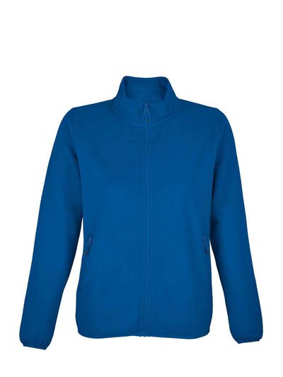 SOLS Womens/Ladies Factor Microfleece Recycled Fleece Jacket - Royal Blue product