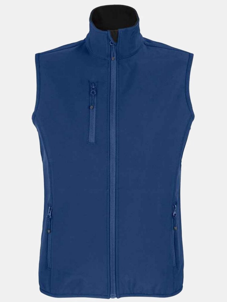 Womens/Ladies Falcon Softshell Recycled Body Warmer - Abyss Blue - Abyss Blue