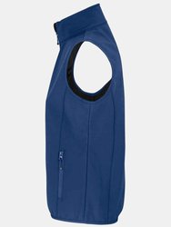Womens/Ladies Falcon Softshell Recycled Body Warmer - Abyss Blue