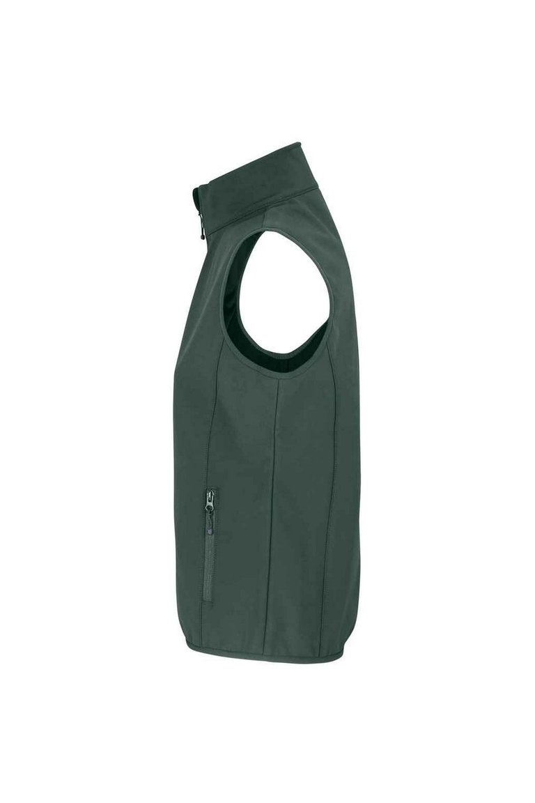 Womens/Ladies Falcon Softshell Recycled Body Warmer - Forest Green