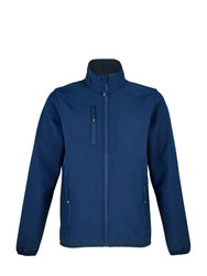 Womens/Ladies Falcon Softshell Recycled Soft Shell Jacket - Abyss Blue - Abyss Blue