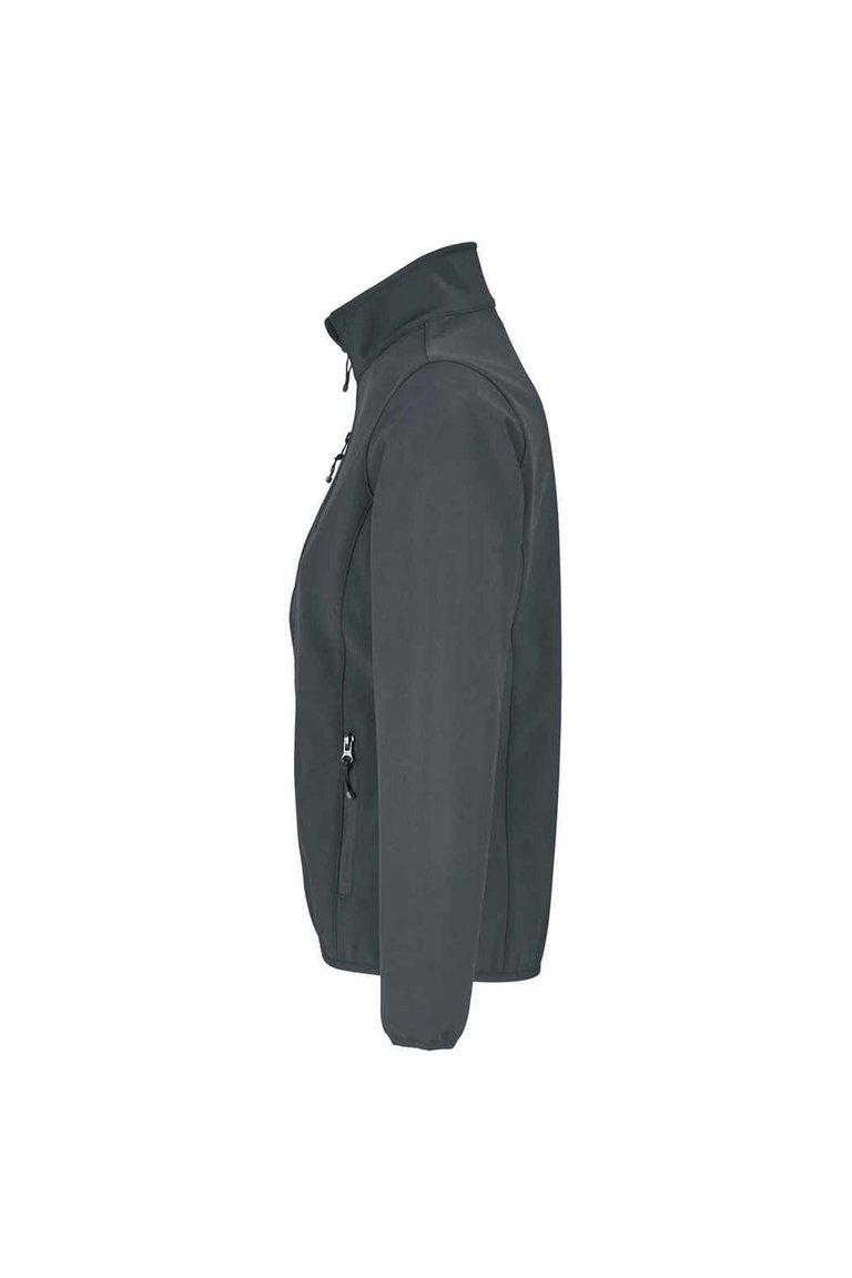 Womens/Ladies Falcon Softshell Recycled Soft Shell Jacket - Charcoal